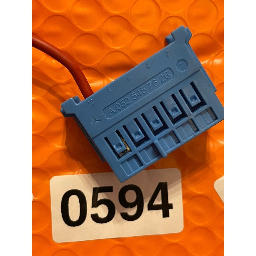 ✅ Mercedes-Benz 10-Pin Blue Electrical Connector Plug Pigtail A0525457626#️⃣0594